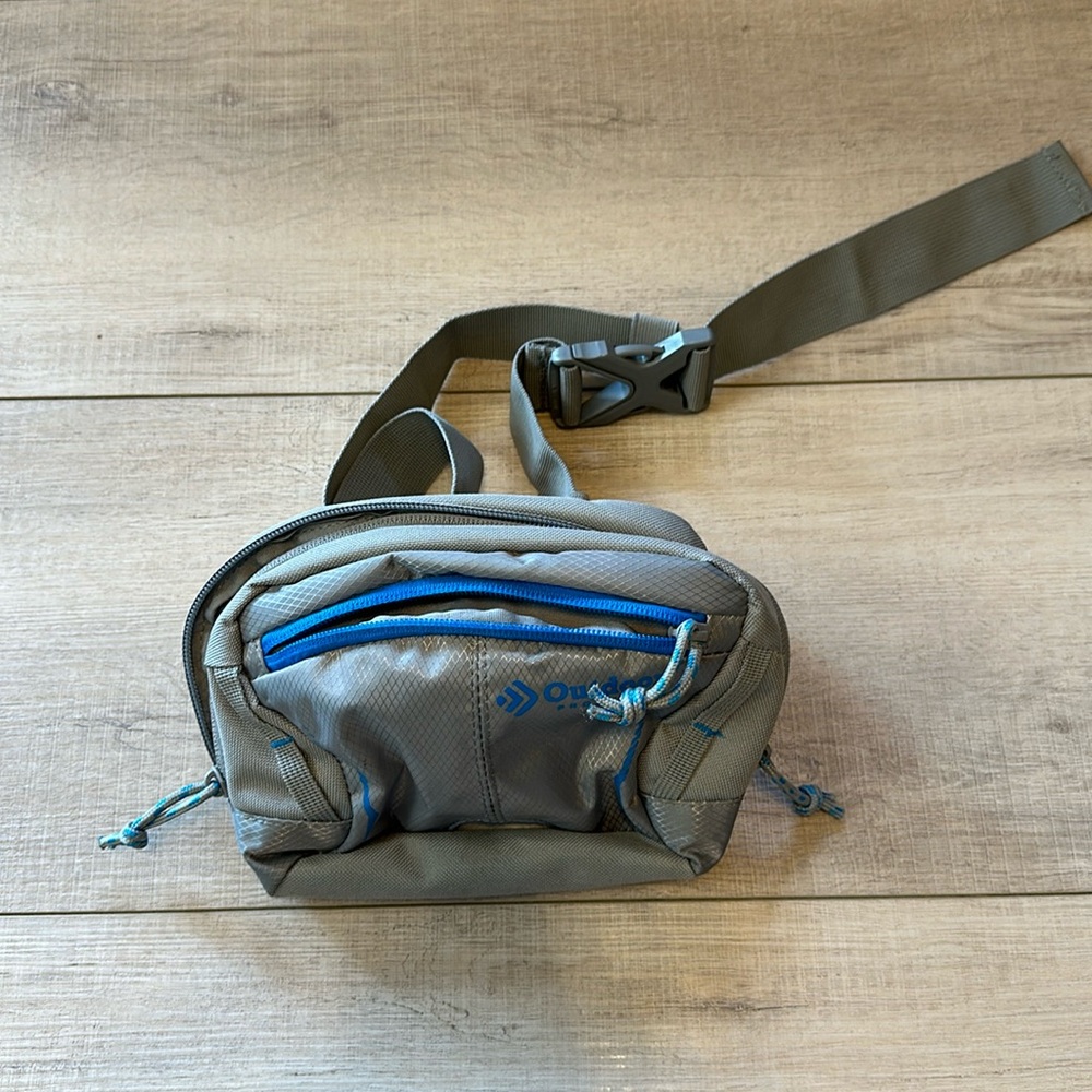 Gray outdoor products fanny pack crossbody bag